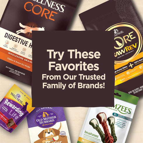 Wellness CORE Power Packed Dog Treats (Previously Pure Rewards), Grain-Free Tender Jerky Treats, Made in USA (Chicken & Lamb Recipe, 4-Ounce Bag)...