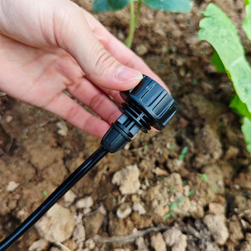 Drip Irrigation Hose Adapters,1/4 Inch Drip Irrigation Tubing x 3/4 FHT Swivel Garden Faucet Connectors with Lock Barbed for Drip Irrigation Syste...