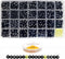 1280 Pieces Letter Beads 3.5x7mm Round Letter Beads Kits Alphabet Beads A-Z Heart Beads and Crystal Line for Bracelets Necklaces DIY Jewelry Makin...