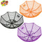 JOYIN 3 Pcs Large Halloween Spider Web Plastic Baskets Bowls, Trick or Treat Halloween Basket Candy Bowl Dish, Haunted House Classroom Halloween P...