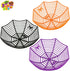 JOYIN 3 Pcs Large Halloween Spider Web Plastic Baskets Bowls, Trick or Treat Halloween Basket Candy Bowl Dish, Haunted House Classroom Halloween P...
