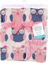 Hudson Baby Unisex Baby Plush Mink Blanket, Owls, One Size...