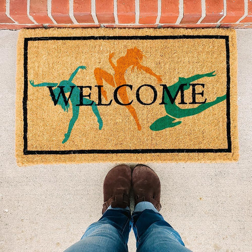 FINGERINSPIRE Dancing Girl Painting Stencil 11.8x11.8inch Reusable Dancers Spraying Stencil Yoga Woman Stencil Large Slim Figure Stencil PET Decor...