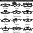 12 Pcs Constellations Lace Masks Women's Sexy Eye-mask for Ball Party Venetian Masquerade Costume - Black...