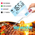 Meat Thermometer Digital, Food Thermometer for Cooking, Instant Read Thermometer for Kitchen, Outdoor BBQ Grill Thermometer with Backlight, Long P...