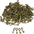 125 PCS Vintage Skeleton Key Set Charms, JIALEEY Mixed Antique Style Bronze Brass for Pendant DIY Jewelry Making Wedding Party Favors...