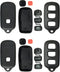 Keyless2Go Replacement for New Shell Case for 4 Button Remote Key Fob FCC HYQ1512Y HYQ12BBX HYQ12BAN - Shell ONLY (2 Pack)...