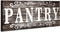 Pantry Sign Wall Decor Farmhouse Pantry Sign Wooden Rustic Retro Hanging Wooden Art Printed Decor for Home Room Holiday Decoration, 16 x 6 Inches(...