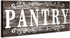 Pantry Sign Wall Decor Farmhouse Pantry Sign Wooden Rustic Retro Hanging Wooden Art Printed Decor for Home Room Holiday Decoration, 16 x 6 Inches(...