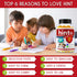 Hint Brain Memory Supplements for Kids & Teens, Omega 3 Brain Health, Focus & Eye Support Vitamins, Low Sugar 60 Gummies Support Attention & Conce...