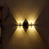 2 Pack Solar outdoor lights for fence deck wall with up and down lighting for garden yard porch patio decorations....
