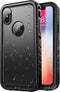 SPORTLINK iPhone X/iPhone Xs Waterproof Case, Waterproof Shockproof Snowproof Clear Slim Case for iPhone X/iPhone Xs (Black)...