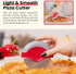Premium Pizza Cutter Wheel - Slicer with Protective Blade Guard - Razor Sharp Stainless Steel - Easy to Clean & Detachable Slicer - Round Shaper W...