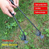 Weeding Artifact Uprooting Weeding Tool, Garden Hoe Rakes Hand Weed Root Remover Tools, Weed Picker Tool with Long Handle (15.7 in)...