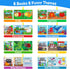 Dr.Rapeti Soft Cloth Books Baby Books Bath Books 8-Pack for Baby Infant Toddler Kid Crinkle Washable Chewable Non-Toxic Early Educational Preschoo...