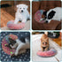 Pillow for Cats, Dog Cat Neck Pillow Soft Fluffy Pet Calming Toy Half Donut Cuddler, U-Shaped Pillow for Pet, Joint Relief Sleeping Improve(Pink)...