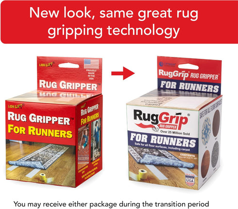 Rug Gripper Tape for Area Rugs and Runners (4" x25ft)...