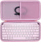 Hard Carry Case Compatible with Logitech MX Keys Mini Minimalist Wireless Illuminated Keyboard (Rose Case)...