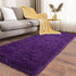 Soft Runner Rugs for Bedroom Hallways, 2x6 Purple Fluffy Shag Throw Area Rug Non Slip for Bedside Dorm, Long Shaggy Furry Carpet for Nursery Livin...