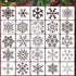25PCS Christmas Snowflake Stencils for Painting, Winters Snow Stencil Snowflake Paint Window Template for Drawing on Window Glass Card DIY Craft P...