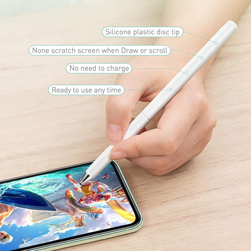 Stylus Pens, Universal High Sensitive & Precision Capacitive Disc Tip Touch Screen Pen Stylus for iPhone/iPad/Pro/Samsung/Galaxy/Tablet/Kindle/Com...