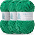 Marshmallow Yarn 3PCS 3.5oz Soft Chenille Yarn for Amigurumi Baby Blanket Yarn: No Shedding Soft Easy to Knitting and Crocheting Bulky 5# Yarn 3 S...