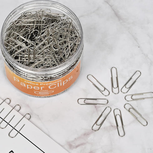 Medium Paper Clips,Paper Clip Medium Size,700 Pcs Clips Office Supplies for Paperwork Ideal for Home, School and Teacher Supplies....