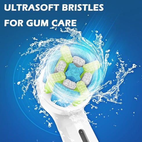 Replacement Toothbrush Heads Compatible with Oral-B iO Electric Toothbrushes, Fit Oral B iO Replacement Heads White, 8 Pack...