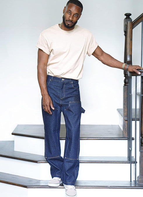 Know Me Men's Oversized Hoodie and Shorts Sewing Pattern Packet by Norris Dánta Ford, Design Code ME2024, Sizes 34-36-38-40-42...