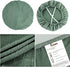 Stretch Jacquard Chair Seat Covers Set of 4, Removable Washable Dining Chair Covers Anti-Dust Dining Room Chair Covers Seat Cushion Slipcovers (4,...