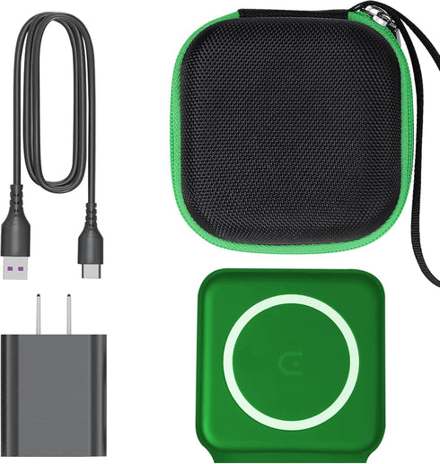 Khanka Hard Travel Case Replacement for Iseyyox/RTOPS/Hicober/UCOMX Nano 3 in 1 Wireless Charger,Magnetic Foldable Charging Station, Case Only (Gr...