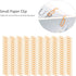 Paper Clips 180pcs, Orange 2.9x0.8cm Paper Clips Bookmarks Cute Paper Clips Small Paperclips for Office School Paper Files Organizing...