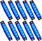 PSEQT 10 Pcs LED Rock Strip Lights Car Exterior Underglow Wheel Fender Well Lighting Kits Waterproof for Golf Cart Wrangler Offroad Truck RV UTV A...