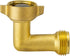 RecPro RV 90 Degree Hose Elbow with Mesh Strainer | Solid Brass Garden Hose Elbow Adapter for RV Water Hose | City Water Inlet Elbow Fitting | Pre...
