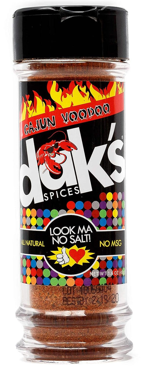 DAK's Spices Cajun Voodoo Blend | 100% Salt & Sugar Free | Healthy Seasoning | MSG, Preservative & Potassium Chloride Free | Low Carb & Keto Frien...