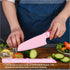 Nylon Knife for Nonstick Pans, 2 pcs Kitchen Knife Safe for Kids, Nonstick Knife Resistant to high temperatures up to 460 degrees Fahrenheit, Pink...