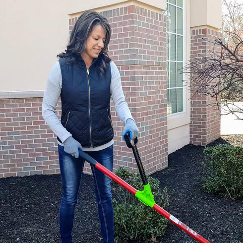 The Rah Handle! A Universal Ergonomic Back Saving Lefty Or Righty, Secondary Handle For Snow Shovels, Rakes, and Other Gardening Or Construction T...