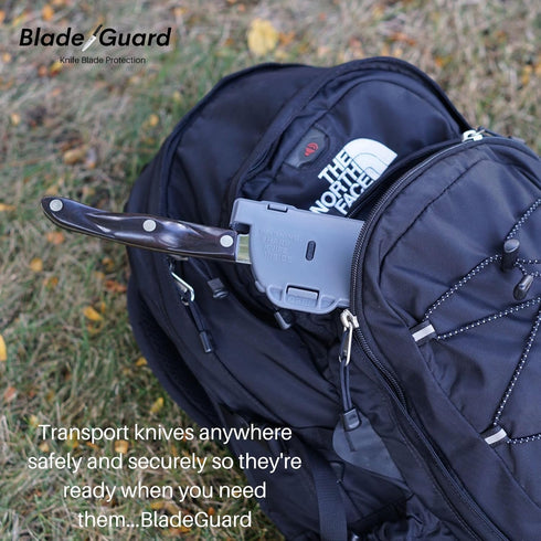 BladeGuard Knife Blade Cover Non-Slip Dishwasher Safe Sheath 10in Grey...