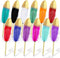 ZAUGONTW 12Pcs Feather Ballpoint Pen, Vintage Feather Pen, Signing Pen for Guest Signature School Office Wedding Bridal Party Supplies...