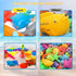 46PCS Magnetic Fishing Bath Toys Game Set,Swimming Fish Toys for Bathtub,Water Table Bathtub Toys for Toddlers Kids Age 3-6, Pool toys for Pretend...
