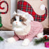 Dog Sweater Turtleneck Knitwear Doggie Pullover Sweater Doggy Winter Coat Warm Pet Clothes Puppy Holiday Clothing Buttons Knitted Outfits for Smal...