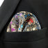SHLAX&WING Floral Multicolor Silk Pocket Square Mens Hankies Hanky...