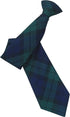 Men's Black Watch Tartan Clip On Neck Tie...