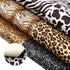 David angie Leopard Cow Animal Pattern Faux Leather Sheet Synthetic Leather Sheet 6Pcs 7.7" x 12.9" (20 cm x 33 cm) for DIY Projects (Assorted)...