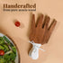 Folkulture Salad Hands or Set of 2 Acacia Wood Salad Servers, Salad Tongs Set, Salad Claws, Salad Fingers for Serving Salad Mixes, Pasta, Fruit 3....