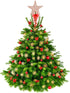 BinaryABC Christmas Tree Topper Star,Glittering Christmas Tree Decoration Ornaments,20cm (Rose Gold)...