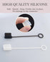8Pcs USB Caps for USB A Cable Anti Loss Tether Silicone Soft Snugly Dust and Oxidation Protection Adapter Cover Anti Dust for Android iPhone Cable...