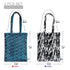 FLOCK THREE Waterproof wet bag tote reusable for wet clothes baby diapers stroller swimsuit travel washable toiletries pouch large electronics cas...