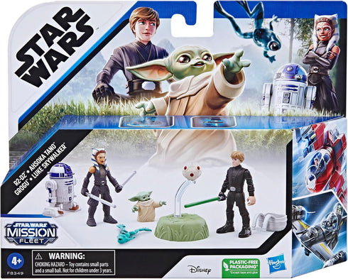 STAR WARS Mission Fleet, 2.5-Inch Scale Grogu Action Figure Set with 4 Figures & 7 Accessories, Toys for 4 Year Old Boys & Girls...