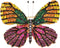 Alilang Golden Tone Shine Multicolor Rhinestone Monarch Butterfly Bug Brooch Pin...